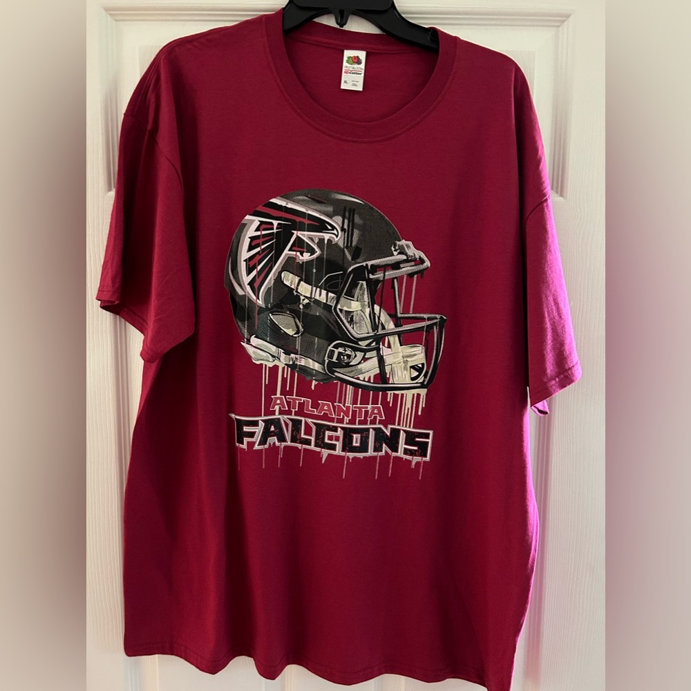Atlanta Falcons Size XL 100% Cotton Shirt